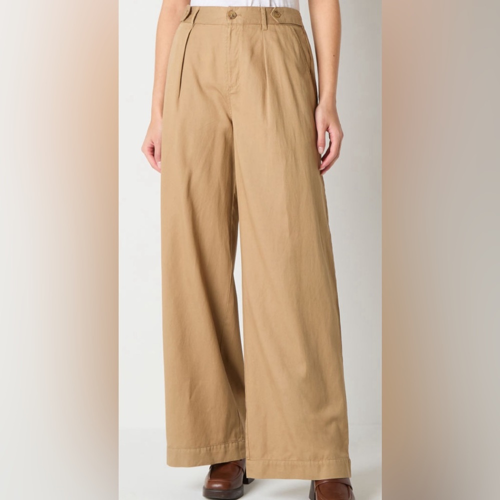 a.n.a High Rise Trousers Wide Leg